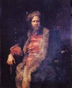 Anthony Van Dyck, Portrait of the one armed painter Marten Rijckaert